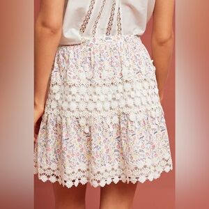 Anthropologie, Margo lace skirt by Ranni Gill, size small